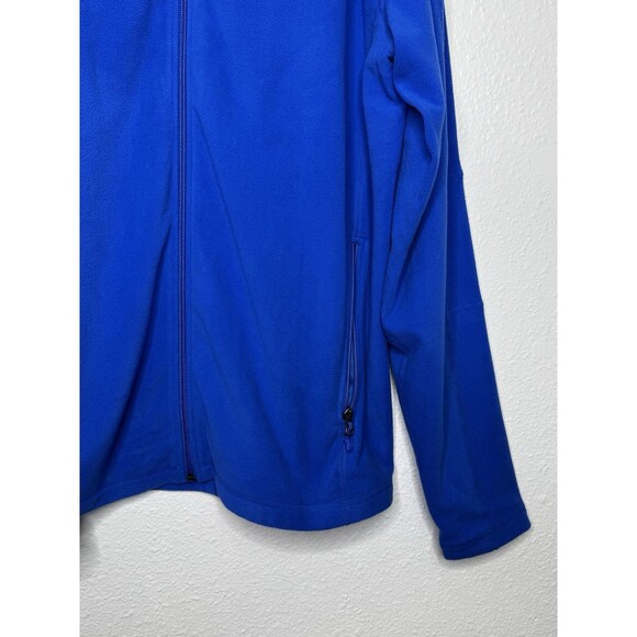Marmot ESS Tech Light Fleece Jacket Blue XL Hiking Jogging Camping Running EUC - Picture 5 of 15